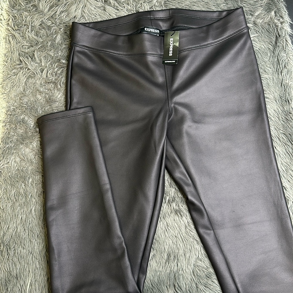 EXPRESS Pleather LEGGINGS